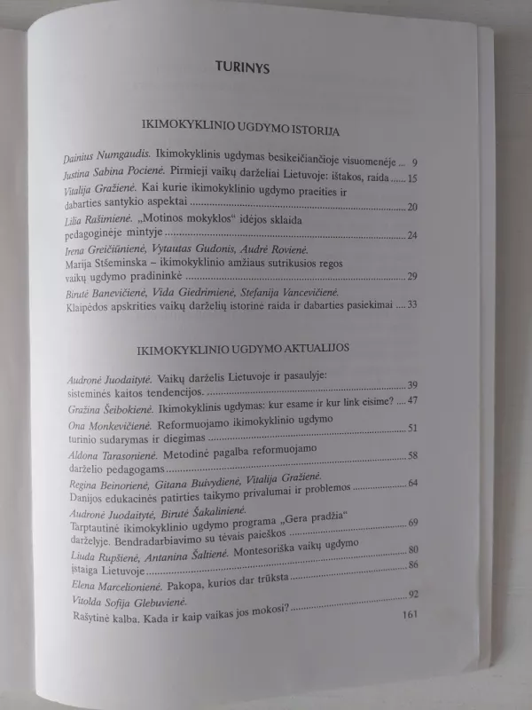 Lietuvos vaiku darzelis: praeitis ir dabartis - Autorių Kolektyvas, knyga 4