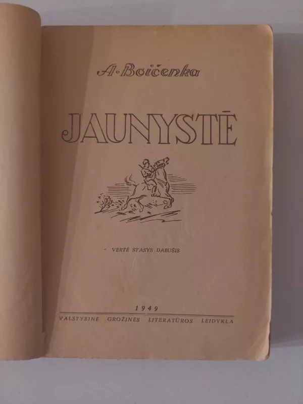 Jaunystė - A. Boičenka, knyga 3