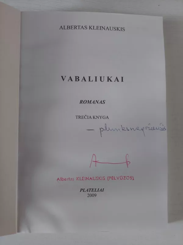 Vabaliukai. Trečia knyga - Albertas Kleinauskas, knyga 3