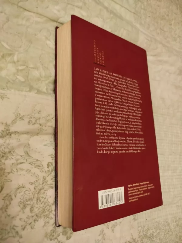 Aleksandrijos kvartetas. Montolivas - Lawrence Durrell, knyga 5