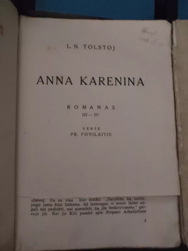 Ana Karenina - Levas Tolstojus, knyga 4