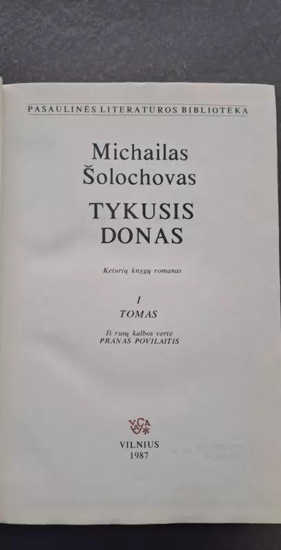 Tykusis Donas I - M Solochovas, knyga 3