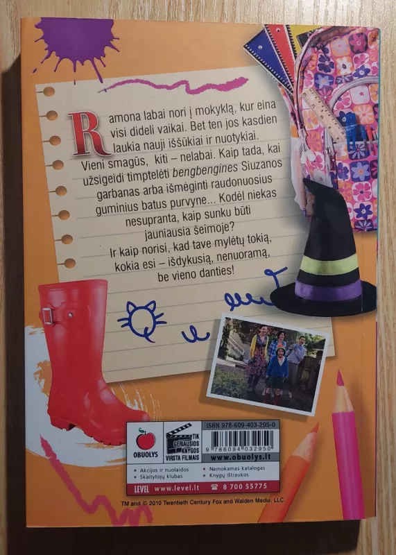 Įkyrėlė Ramona - Beverly Cleary, knyga 3