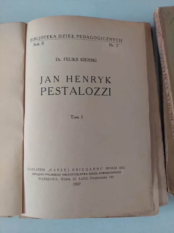 Jan Henryk Pestalozzi - Dr. Feliks Kierski, knyga 4