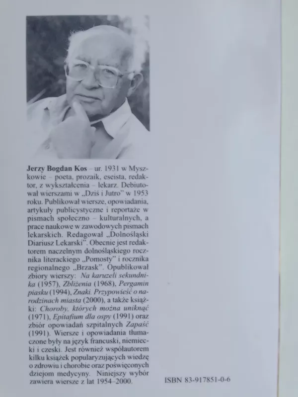 Słowa i znaki - Jerzy Bogdan Kos, knyga 5