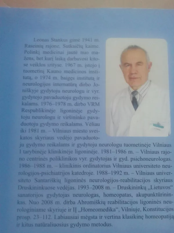 Pasilieku sveikatą sau : gydytojo neurologo, homeopato, akupunktūristo pokalbiai ir rekomendacijos - Leonas Stankus, knyga 4