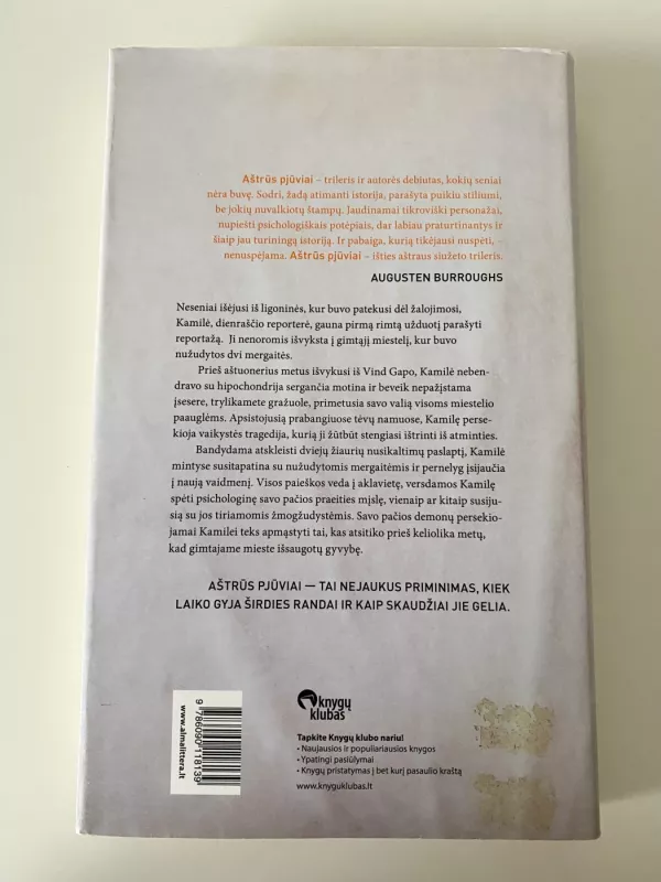 Aštrūs pjūviai - Gillian Flynn, knyga 3