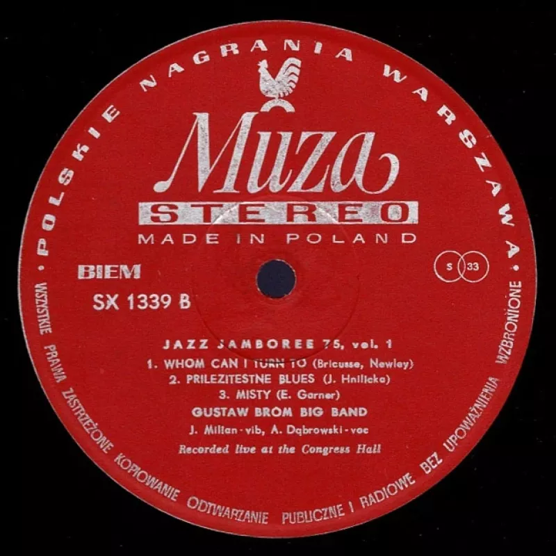 Jazz Jamboree 75 vol.1 - P. Helzbolhelmer, plokštelė 3