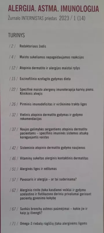 Alergija. Astma. Imunologija - Autotių kolektyvas, knyga 4