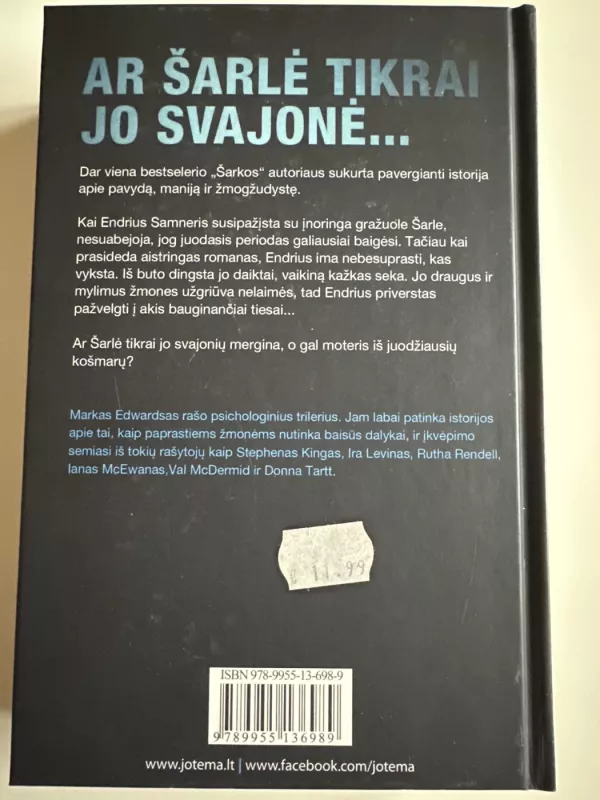 Iš meilės - Mark Edwards, knyga 3