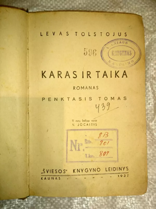 Karas ir taika (Penktasis tomas) - Levas Tolstojus, knyga 2
