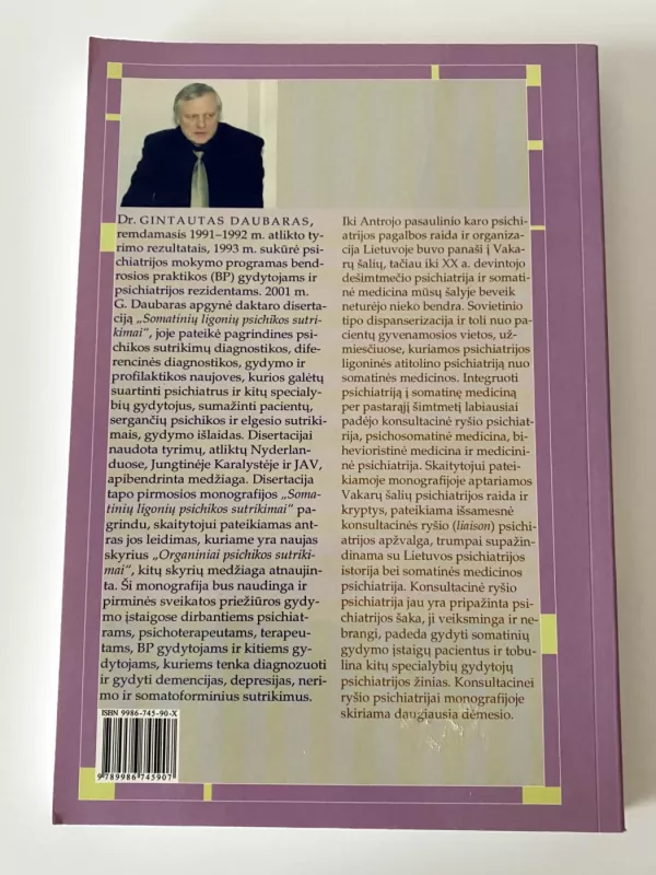 Psichiatrija somatinėse gydymo įstaigose - Gintautas Daubaras, knyga 3
