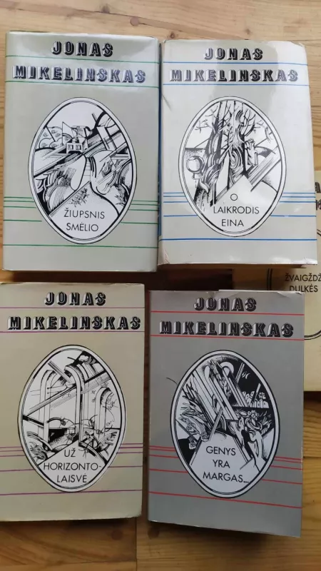 Už horizonto laisvė. O laikrodis eina. Genys yra margas. Žiupsnis smėlio - Jonas Mikelinskas, knyga 3