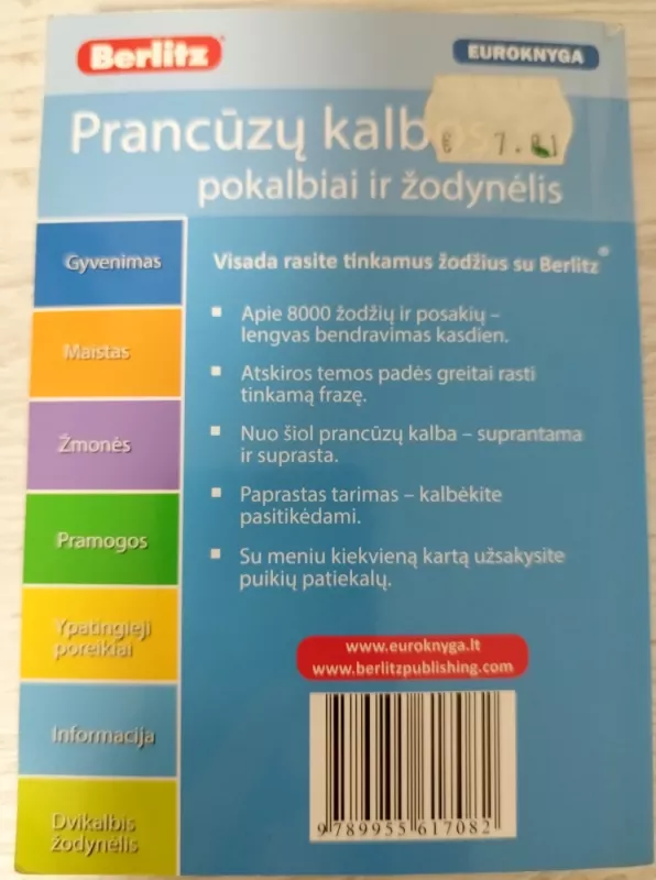 Prancūzų kalbos pokalbiai ir žodynėlis - Euroknyga, knyga 3