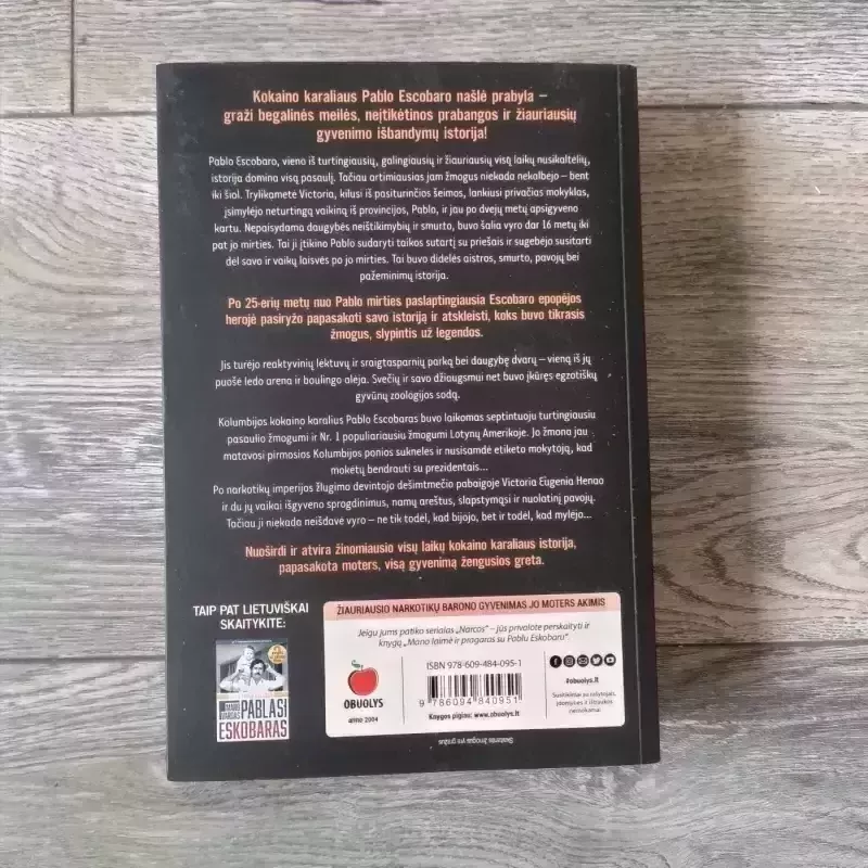 Mano laimė ir pragaras su Pablo Eskobaru - Victoria Eugenia Henao, knyga 4