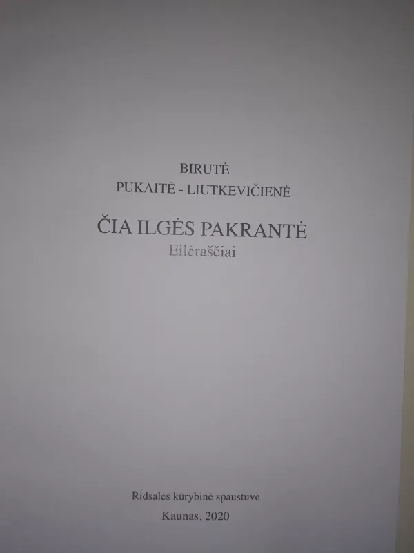 Čia Ilgės pakrantė - Birutė Pukaitė-Liutkevičienė, knyga 3