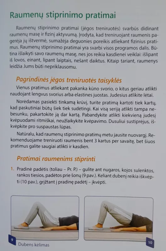 Fiziniai pratimai, skirti sergantiems lėtinėmis kvėpavimo organų ligomis - Ieva Laucevičienė, Alma Cirtautas, Virginija Šileikienė, knyga 6