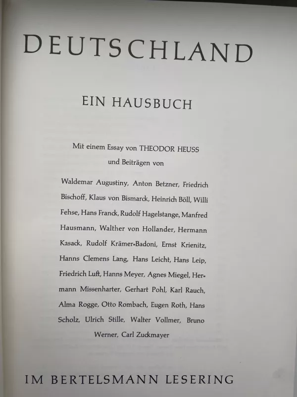 Deutschland - Autorių kolektyvas (įvairūs), knyga 4