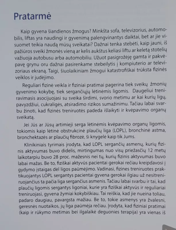 Fiziniai pratimai, skirti sergantiems lėtinėmis kvėpavimo organų ligomis - Ieva Laucevičienė, Alma Cirtautas, Virginija Šileikienė, knyga 4