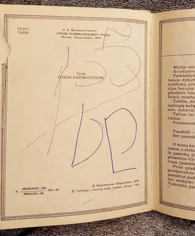 Įdomiųjų darbų pamokos - Liudmila Vasiljeva-Gangnus, knyga 5