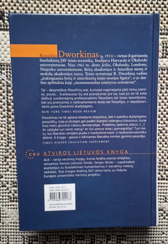 Principo reikalas - Ronald Dworkin, knyga 3