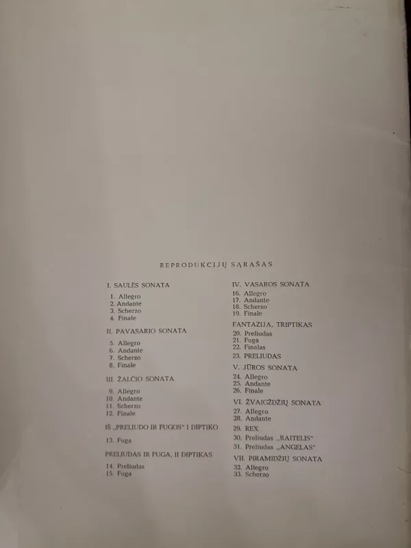 Sonatos ir fugos. Reprodukcijos - Autorių Kolektyvas, knyga 3