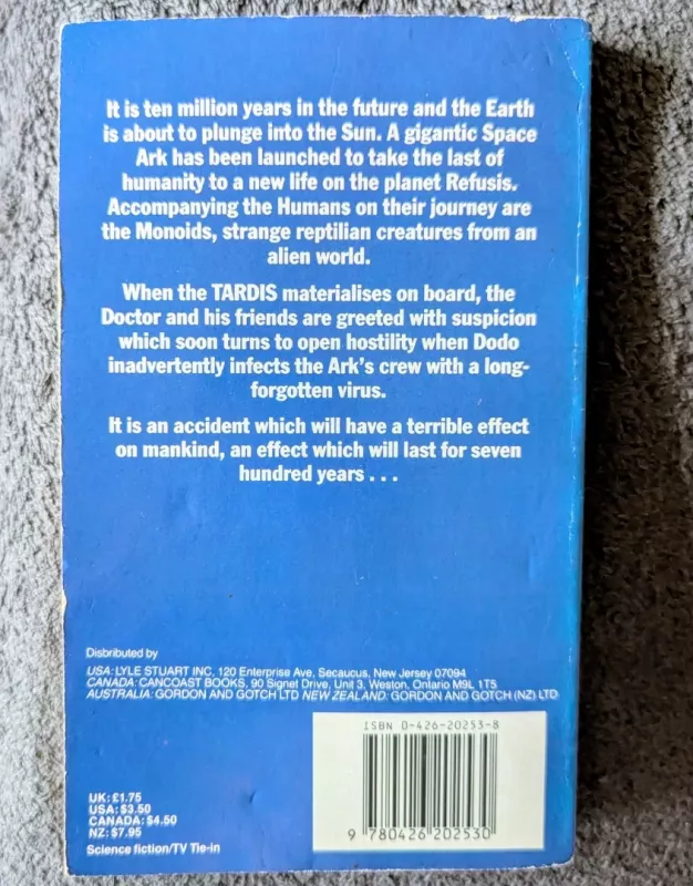 Doctor Who - The Ark - Paul Erickson, knyga 3