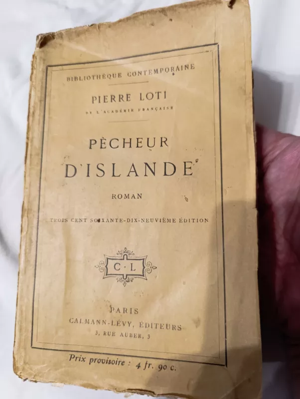 Pecheur D'islande - Pierre Loti, knyga 4