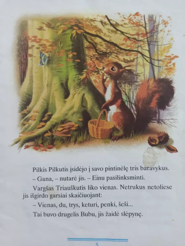 Padauža voveriukas Pilkis Pilkutis - Madlena Rajon, Filipas  Salambjė, knyga 3