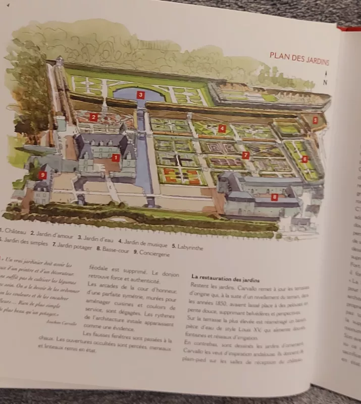 Les jardins de Villandry - Denis Clavreul, knyga 3