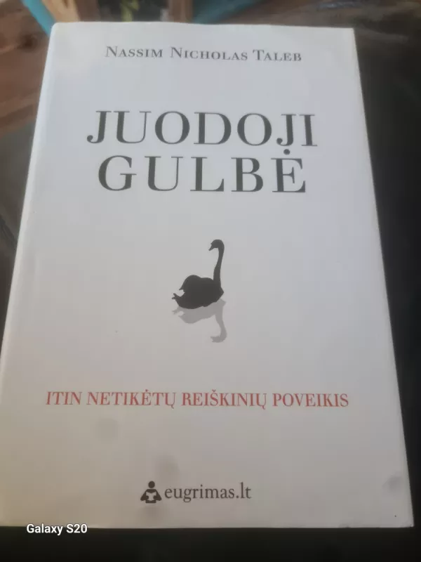 Juodoji gulbė - Nassim Nicholas Taleb, knyga 2