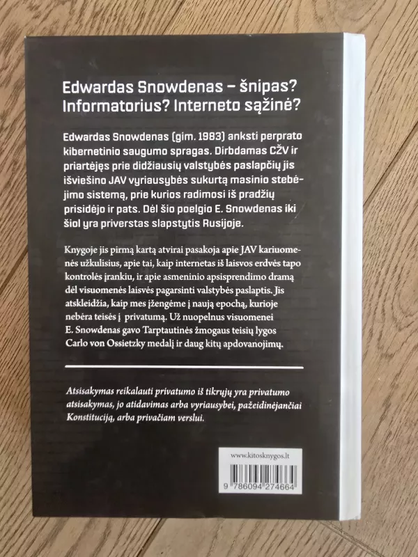 Įrašas visiems laikams - Edward Snowden, knyga 6