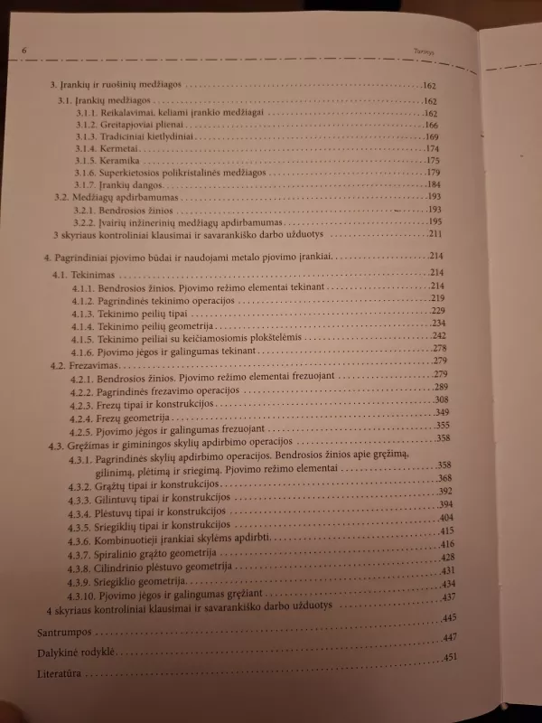 Pjovimo teorija ir metalo pjovimo įrankiai - V. Mokšin, knyga 5