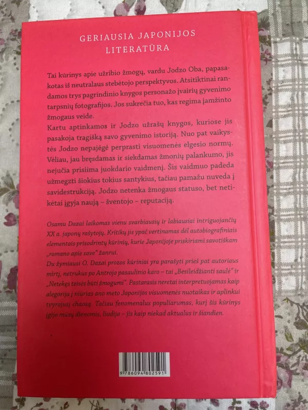 Netekęs teisės būti žmogumi - Osamu Dazai, knyga 3