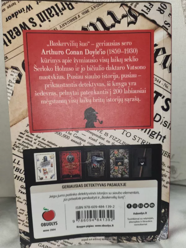 Baskervilių Šuo - Arthur Conan Doyle, knyga 3
