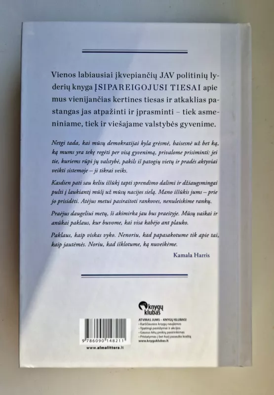 Įsipareigojusi tiesai - Kamala Harris, knyga 3
