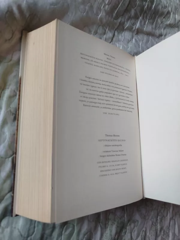 Septynaukštis kalnas: tikėjimo autobiografija - Thomas Merton, knyga 5