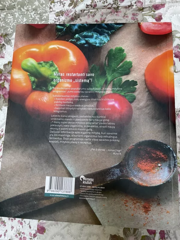 RESTARTAS: su gydančia šarminančia 7 dienų super detox mitybos programa - Gražina Gum, knyga 3