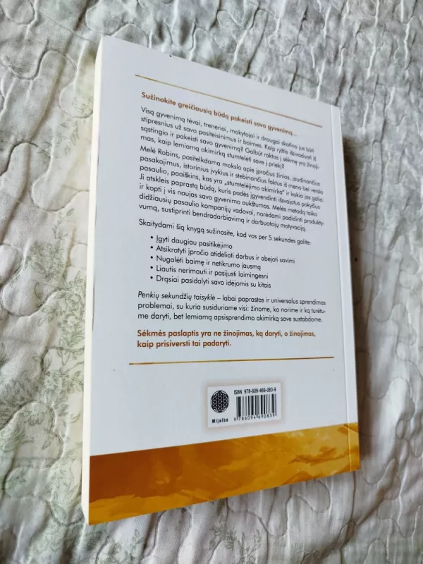 5 sekundžių taisyklė - Mel Robbins, knyga 5