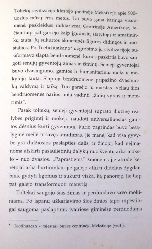 Toltekų kelias. Asmeninės transformacijos vadovas - Susan Gregg, knyga 6