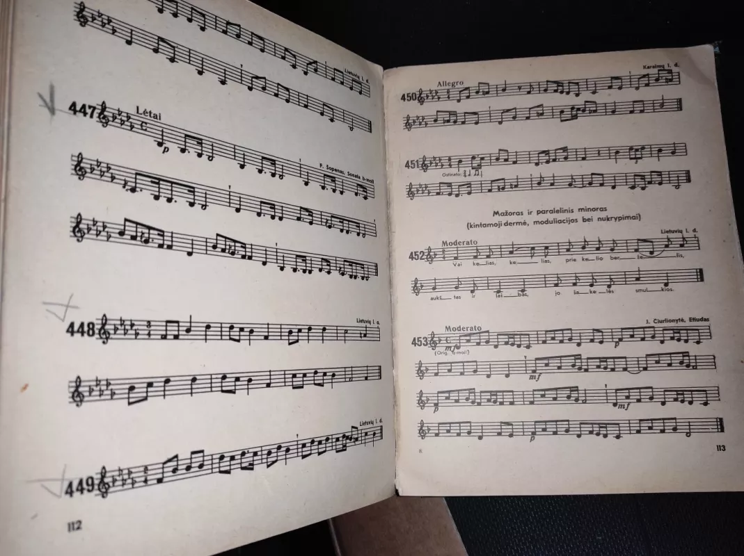 Solfedžio - Rimtautas Kašponis, knyga 2