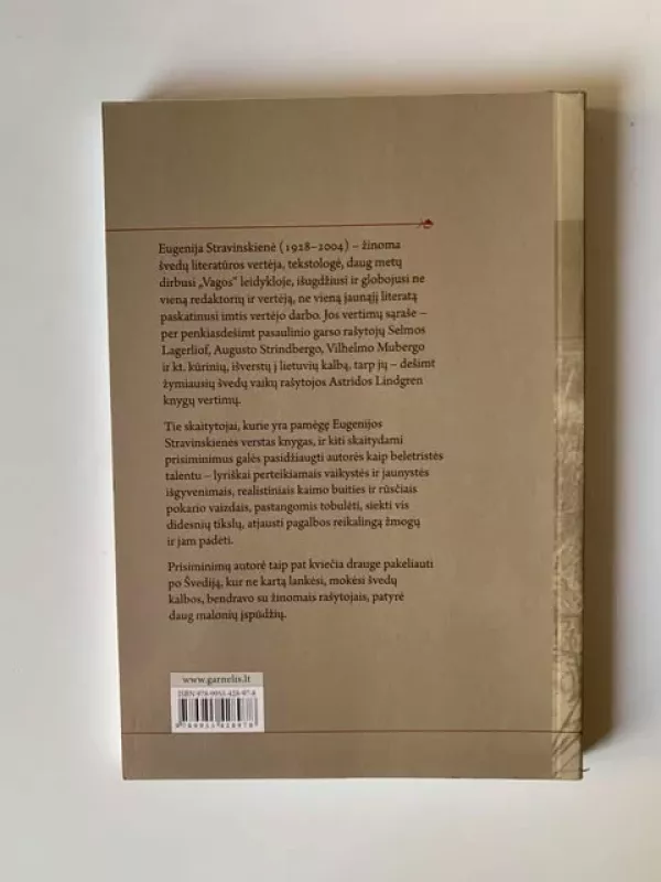 Mano metai: prisiminimai - Eugenija Stravinskienė, knyga 3