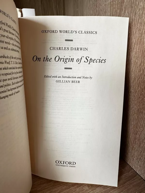 On the Origin of Species - Charles Darwin, knyga 3