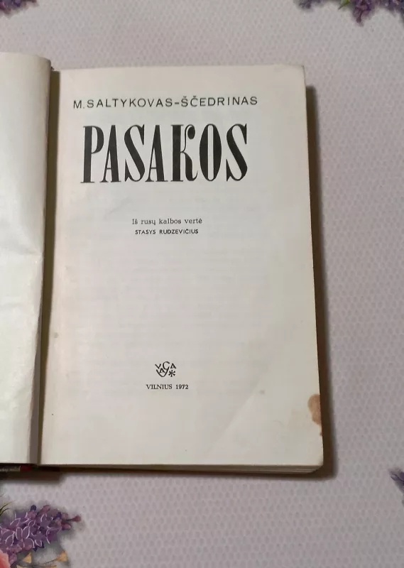 Pasakos - M. Saltykovas-Ščedrinas, knyga 3