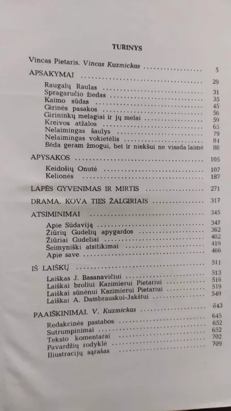 Rinktiniai raštai - Vincas Pietaris, knyga 3