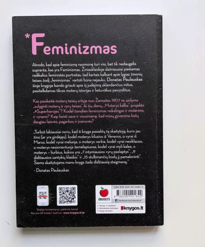 Feminizmas - žodis, kurio negalima minėti - Donatas Paulauskas, knyga 3