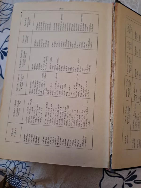 Vokiečių-lietuvių kalbų žodynas - D. Šlapoberskis, knyga 4