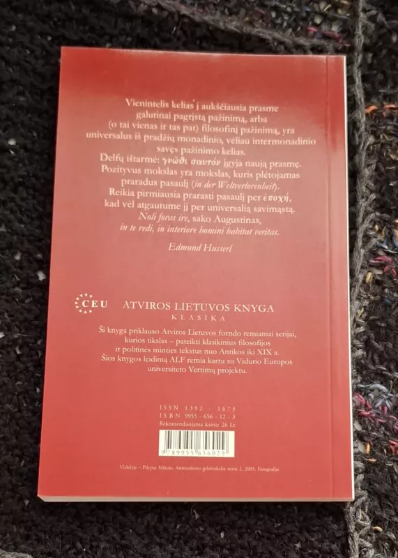 Karteziškosios meditacijos - Edmund Husserl, knyga 3