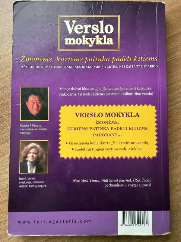 Verslo mokykla - Robert T. Kiyosaki, Sharon L.  Lechter, knyga 3