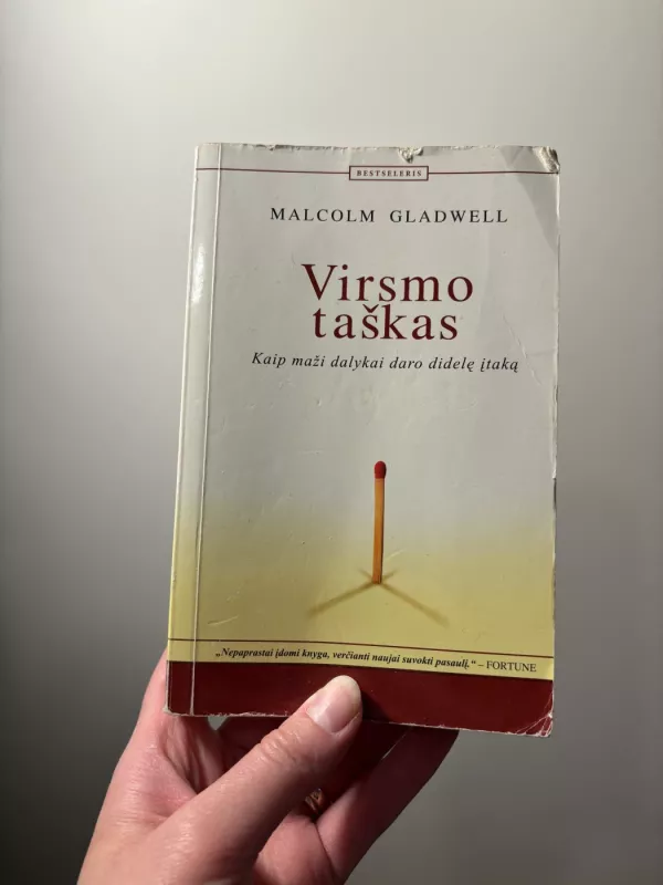 Virsmo taškas: kaip maži dalykai daro didelę įtaką - Malcolm Gladwell, knyga 2
